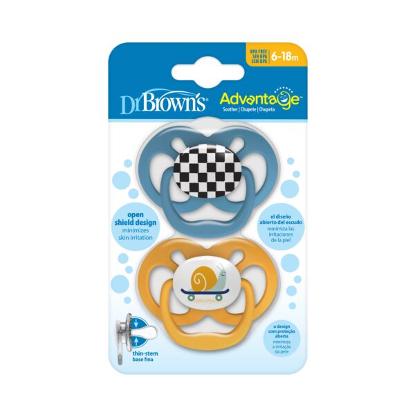 Dr Browns – Advantage Pacifier – Stage 2 / Blue Chemistry
