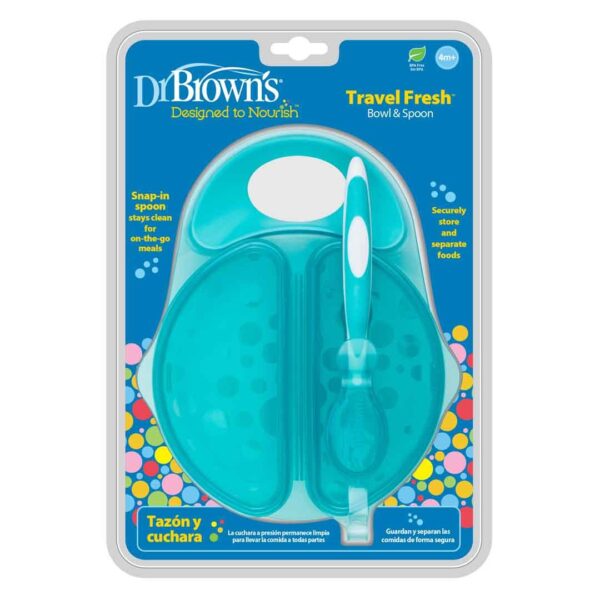 Dr Browns – Travel Fresh Bowl & Snap in Spoon