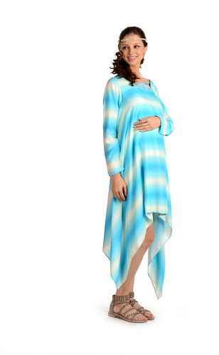 Blue House Of Napius Radiation Safe Maternity Casual Dress